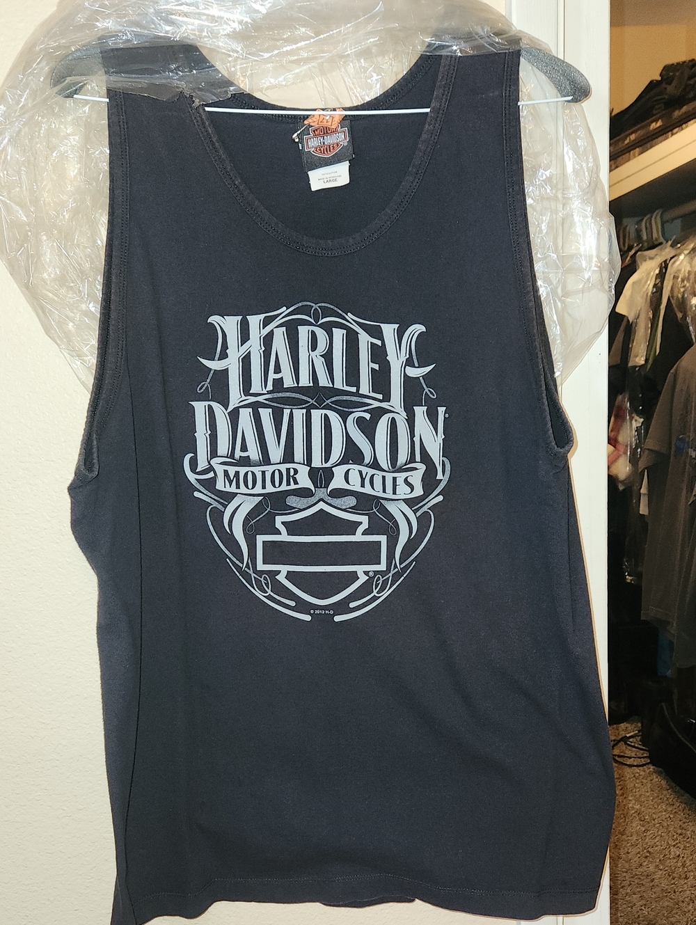 Harley-Davidson Men's Black Logo Tank Top